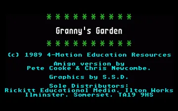 Granny's Garden screen shot title